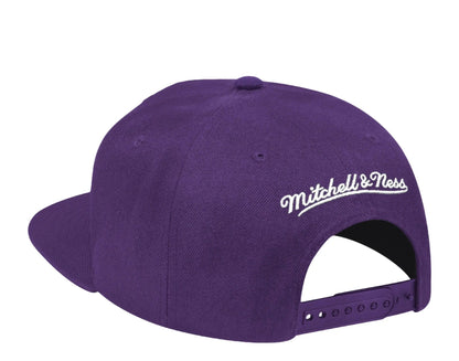 Mitchell & Ness Los Angeles Lakers HWC 1987 Finals Patch Men Snapback Hat Purple