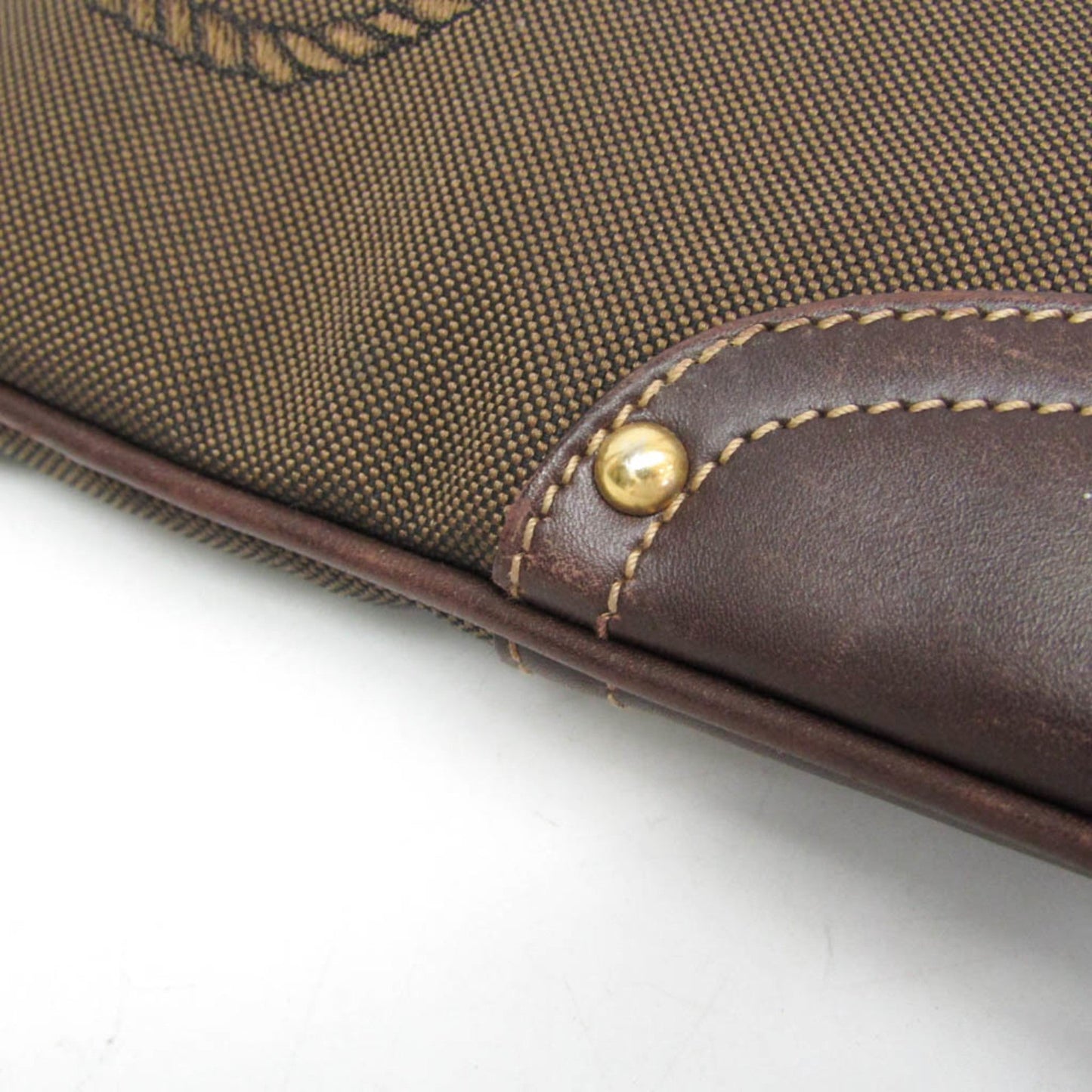 Prada Logo Jacquard · Canvas & Leather