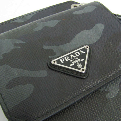 Prada Saffiano · Camouflage Shoulder Pouch