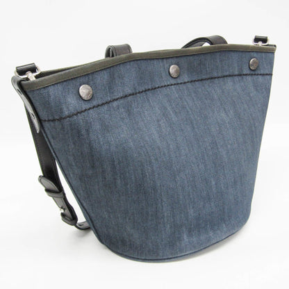 Prada Denim · Leather Tote