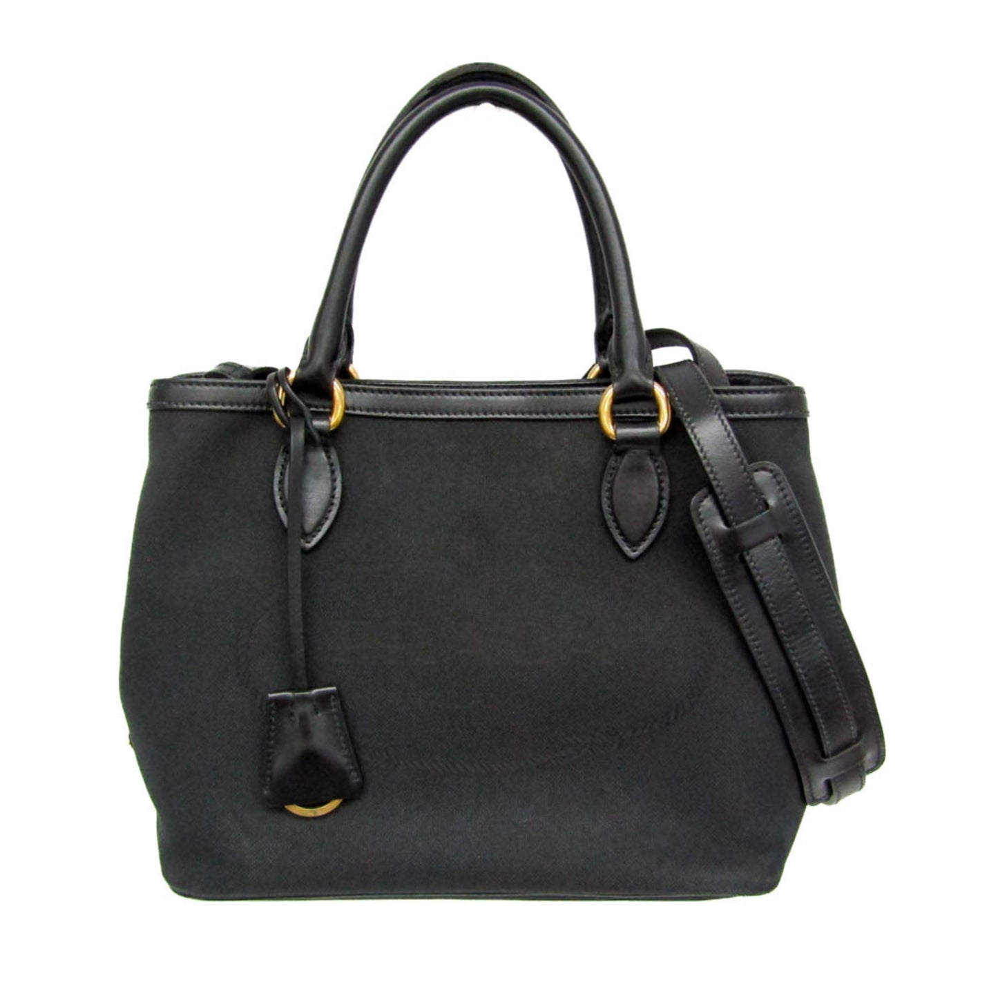 Prada Logo Jacquard · Leather