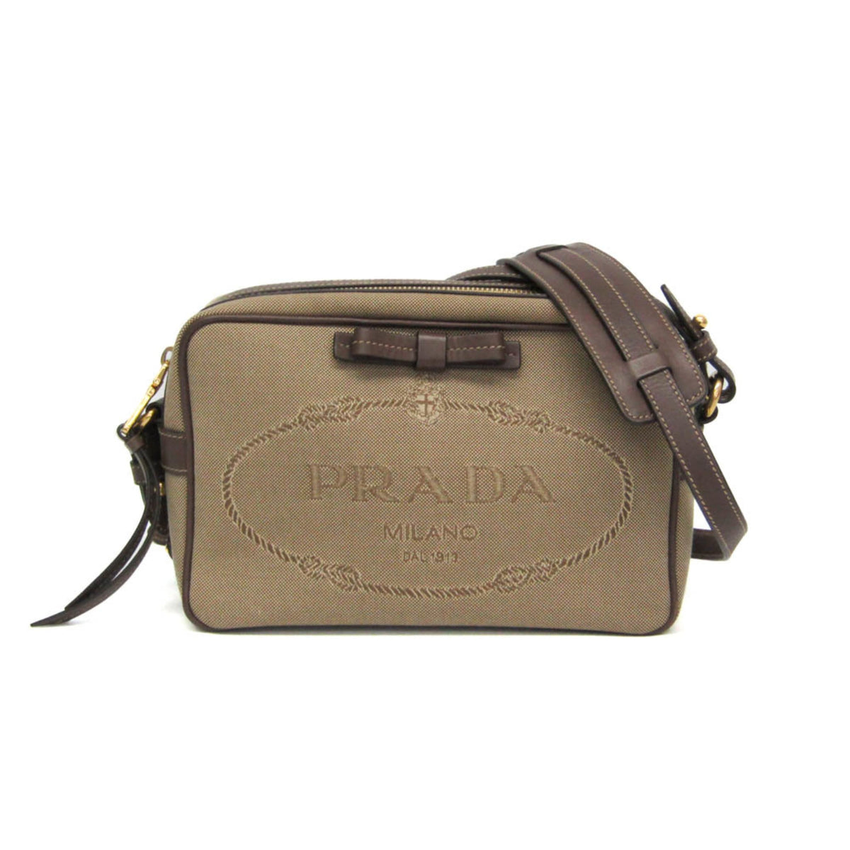 Prada Logo Jacquard · Shoulder Bag
