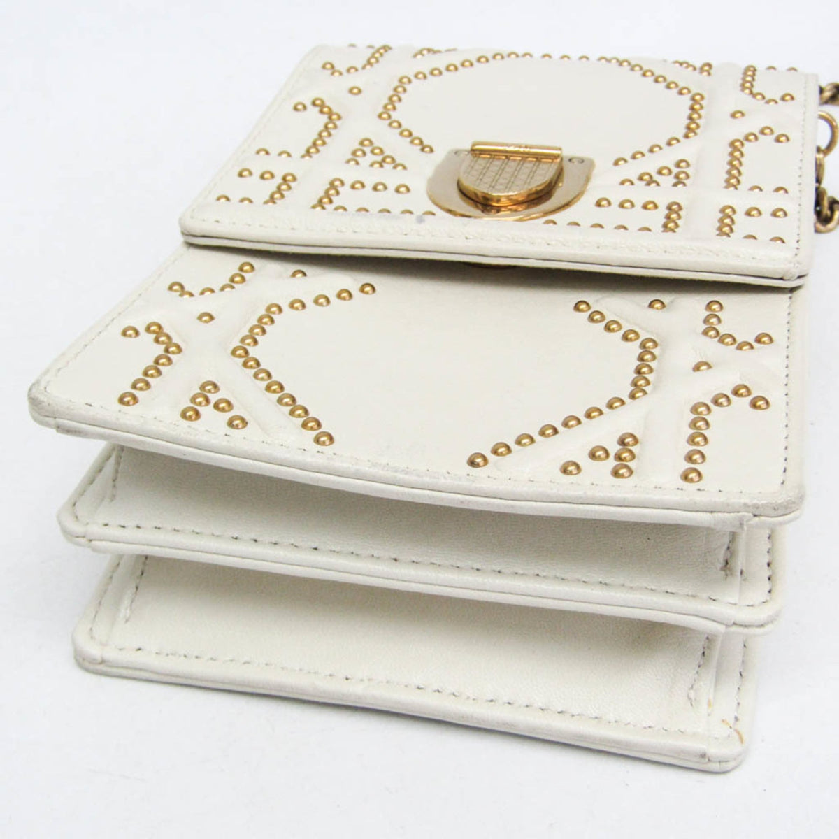 Christian Dior Diorama · Studded Leather