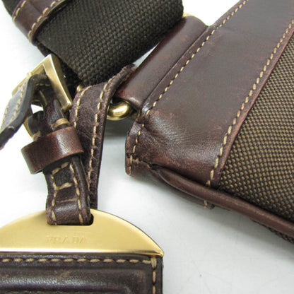 Prada Logo Jacquard · Canvas & Leather