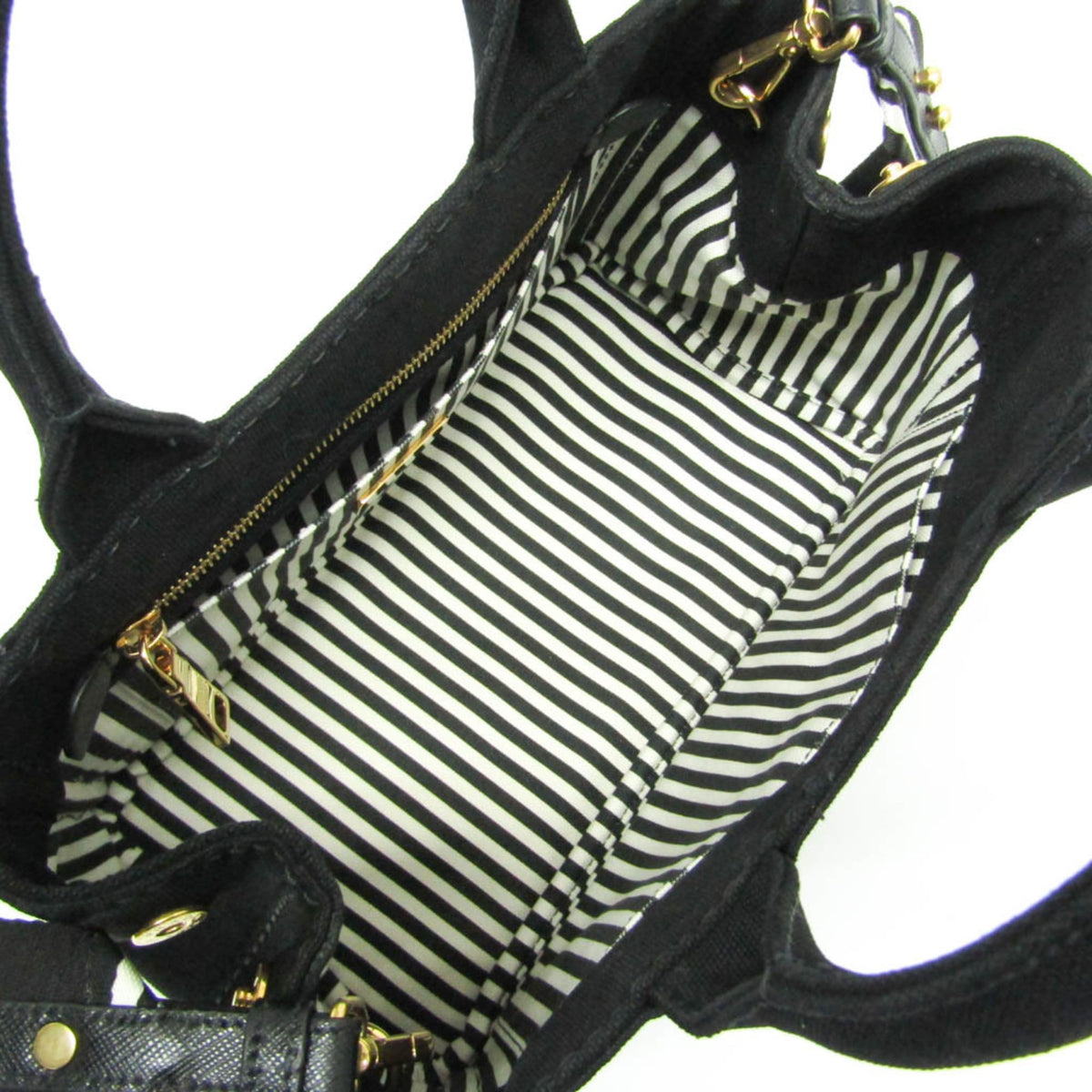 Prada Canapa · Denim Shoulder Bag