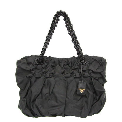 Prada Ruffled Chain · Nylon Tote