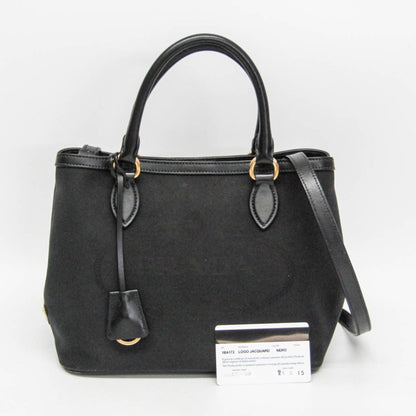 Prada Logo Jacquard · Leather