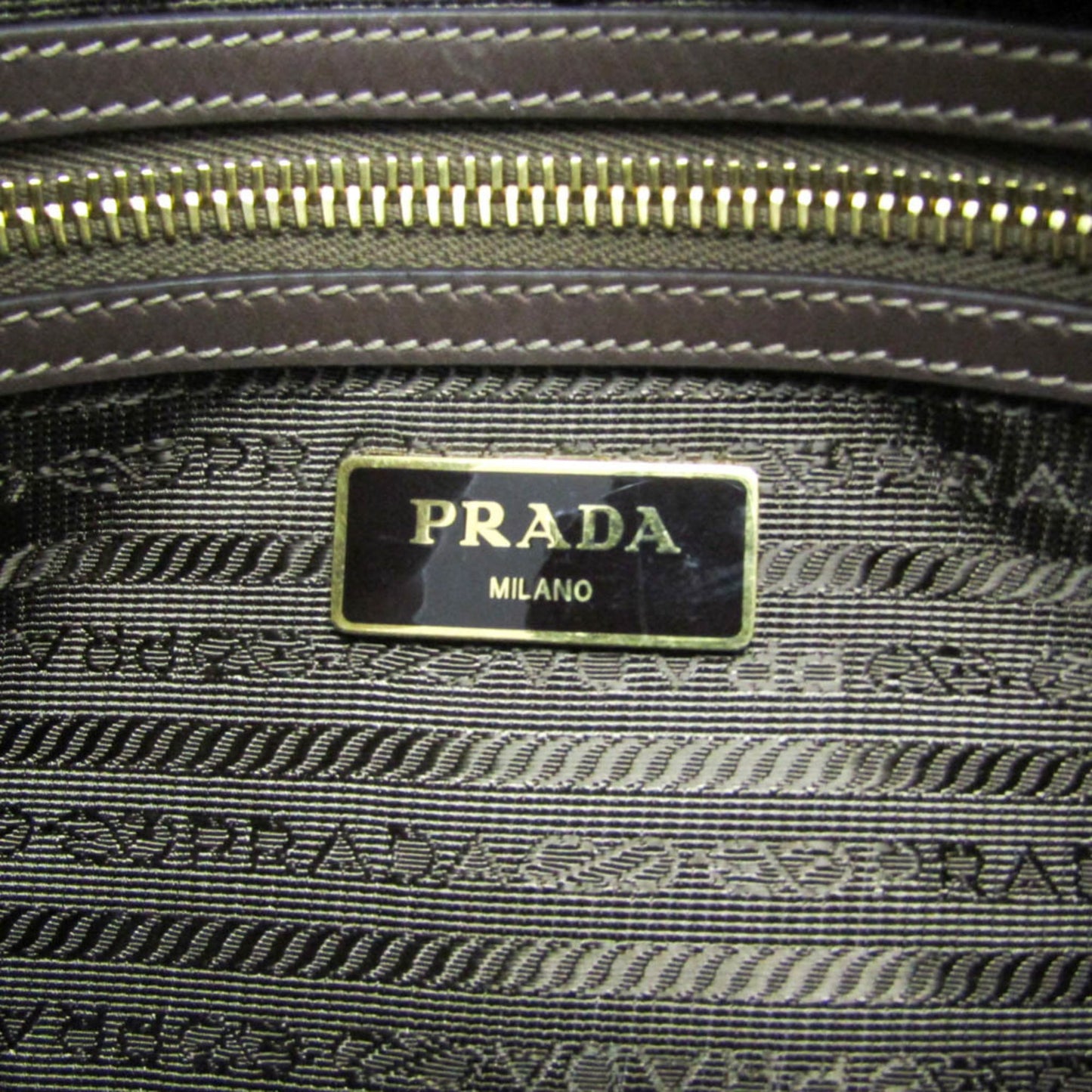 Prada Logo Jacquard · Shoulder Bag