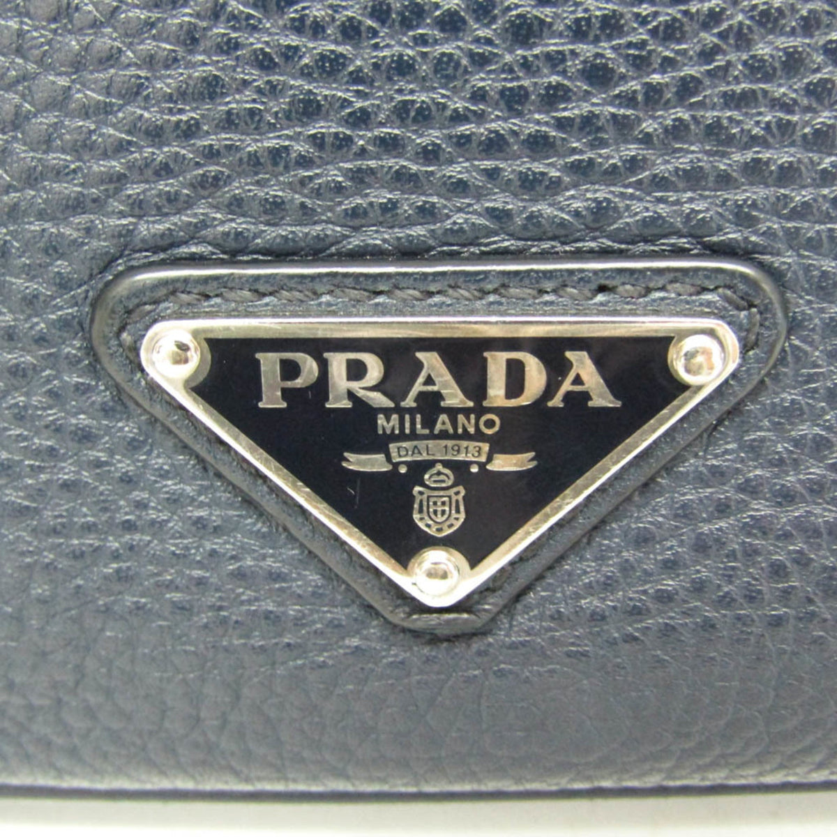 Prada Leather Messenger · Push Lock