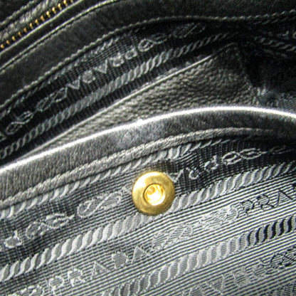 Prada Triangle Logo · Leather Tote