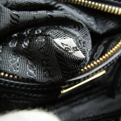 Prada Logo Jacquard · Leather