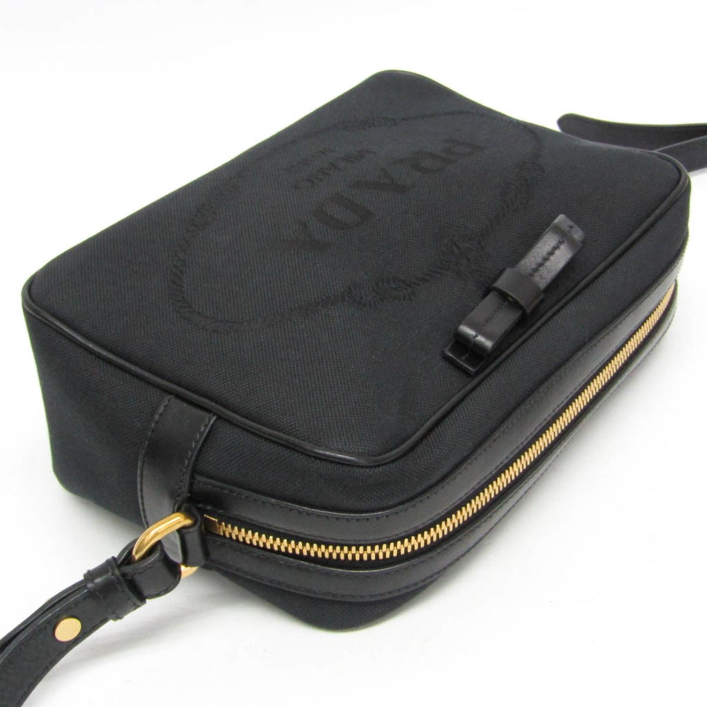 Prada Logo Jacquard · Leather