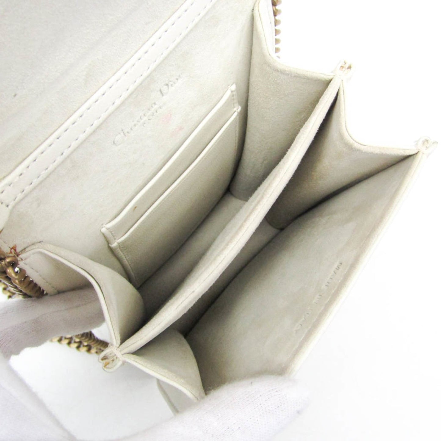 Christian Dior Diorama · Studded Leather