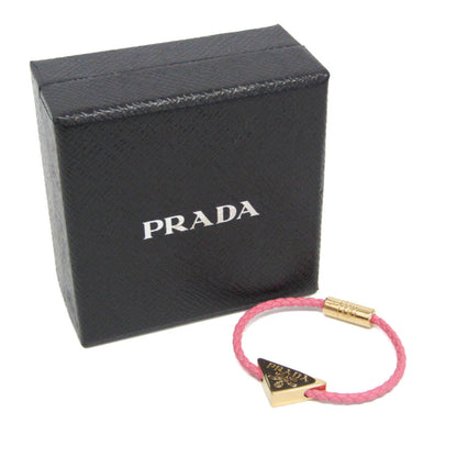 Prada Nappa Triangle · Leather Bangle