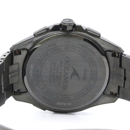 Casio Oceanus Manta · Titanium · Solar