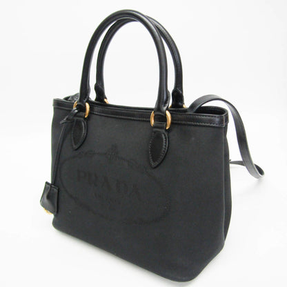 Prada Logo Jacquard · Leather