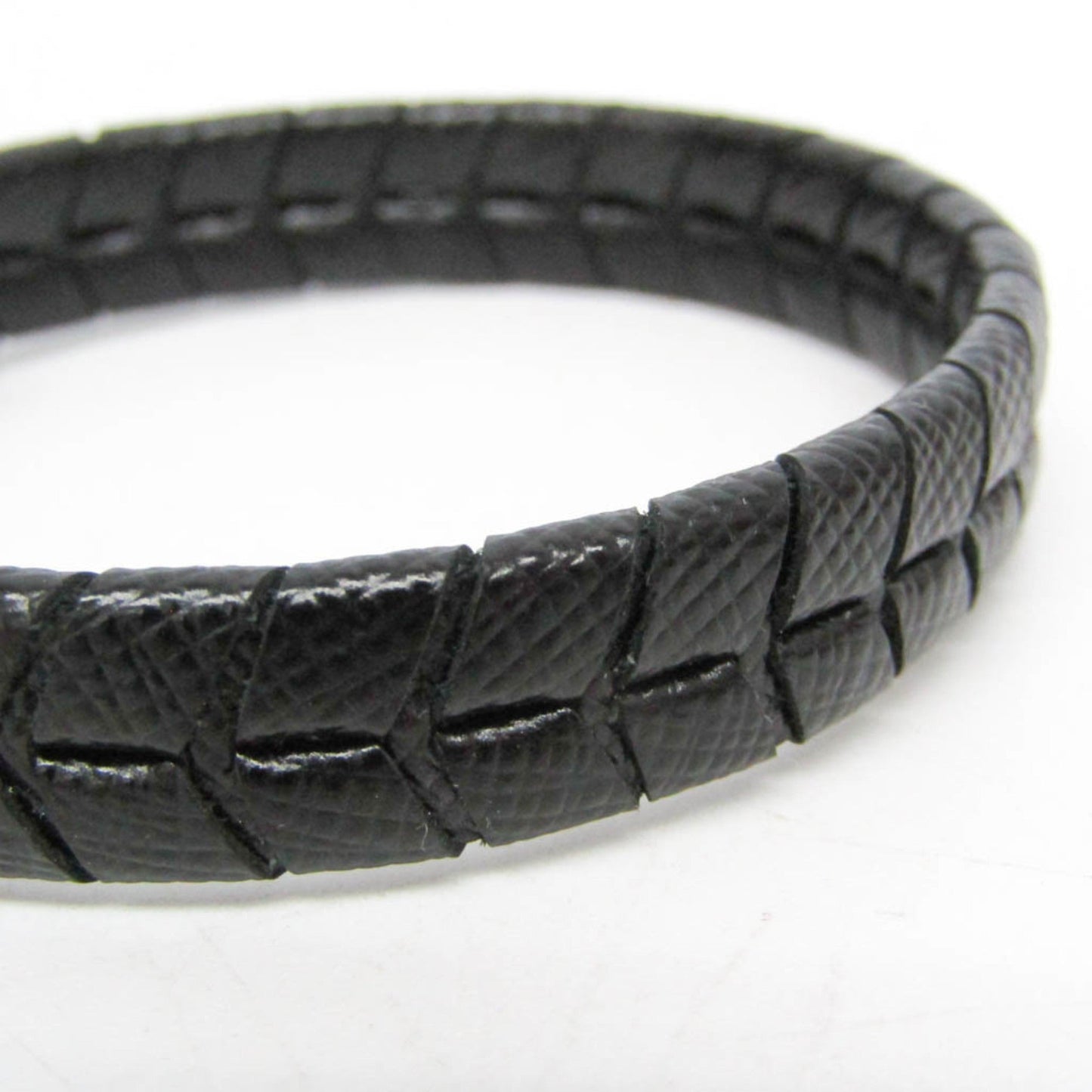 Prada Saffiano · Leather Bangle