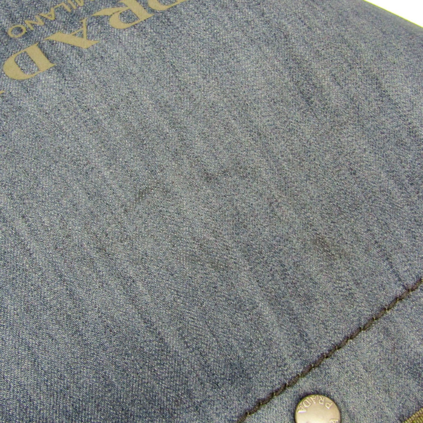 Prada Denim · Leather Tote