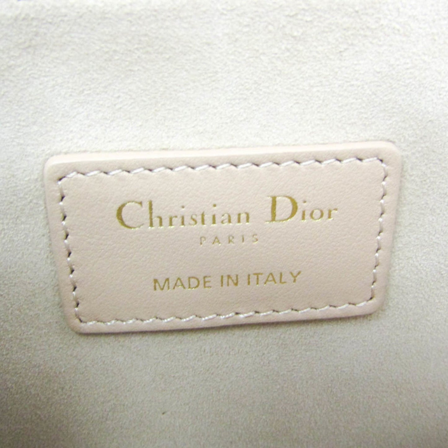 Christian Dior Striped Logo Pouch