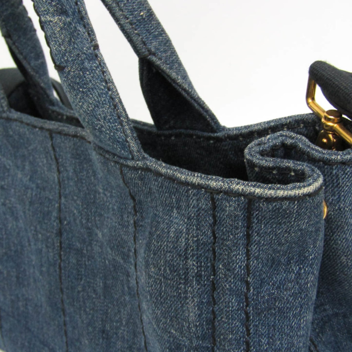 Prada Canapa · Denim Tote