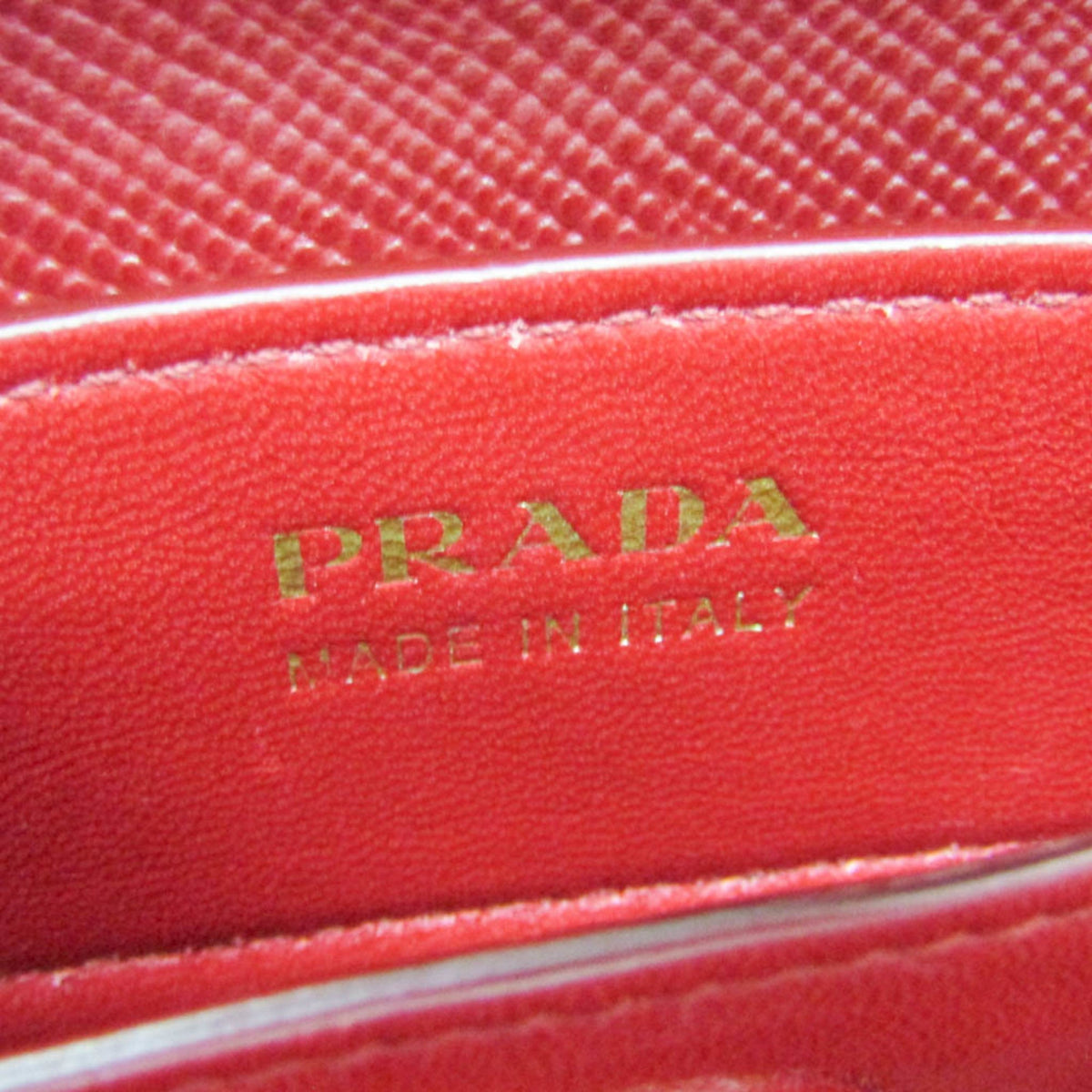 Prada Canvas & Leather Shoulder Bag