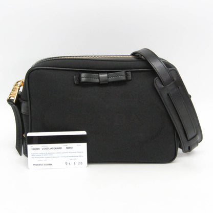Prada Logo Jacquard · Leather