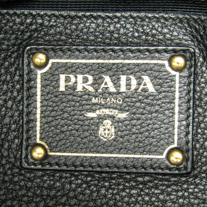 Prada Triangle Logo · Leather Tote