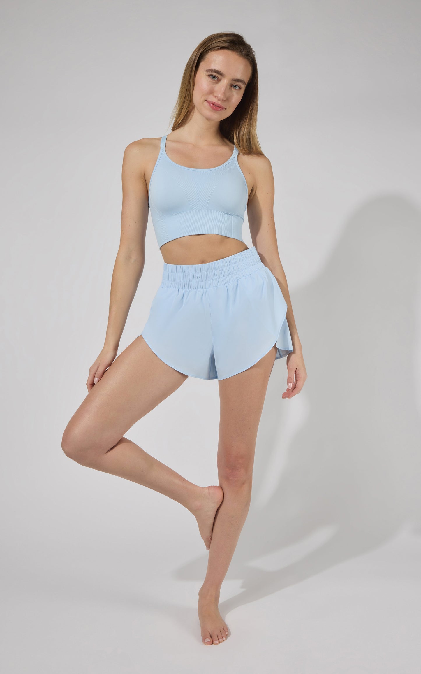 Seamless Rib Verta Bra & Lightstreme Running Short