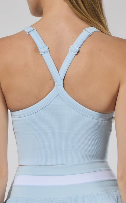Seamless Bra Tank & Crossover Short Set