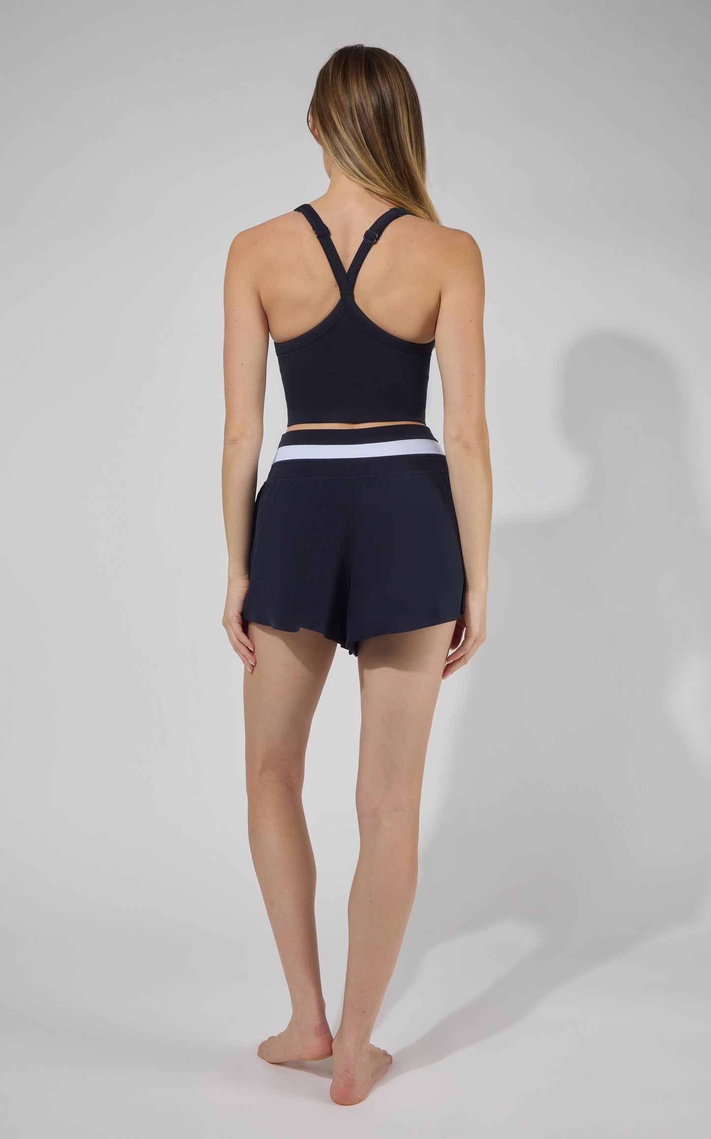 Seamless Bra Tank & Crossover Short Set