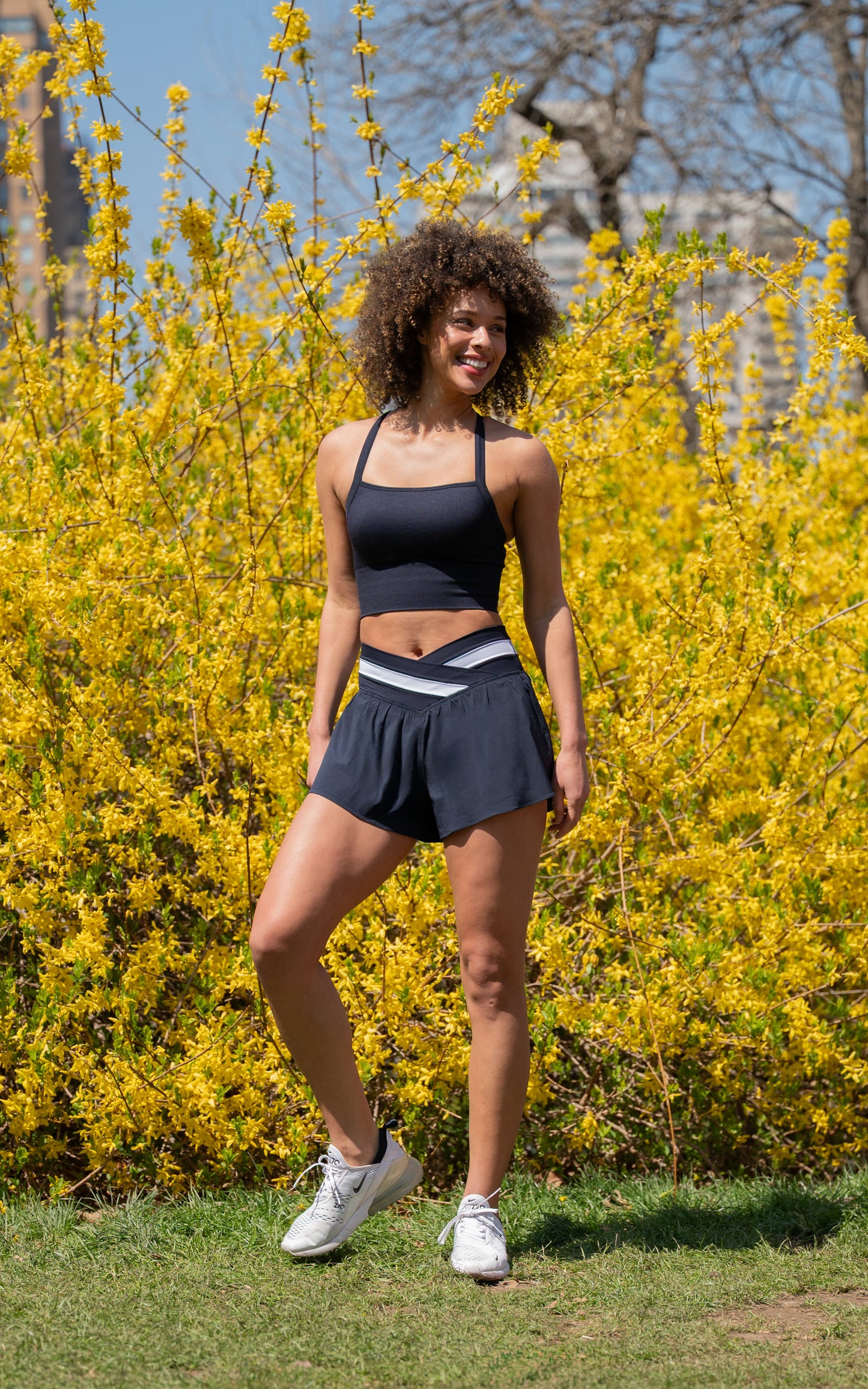 Seamless Bra Tank & Crossover Short Set