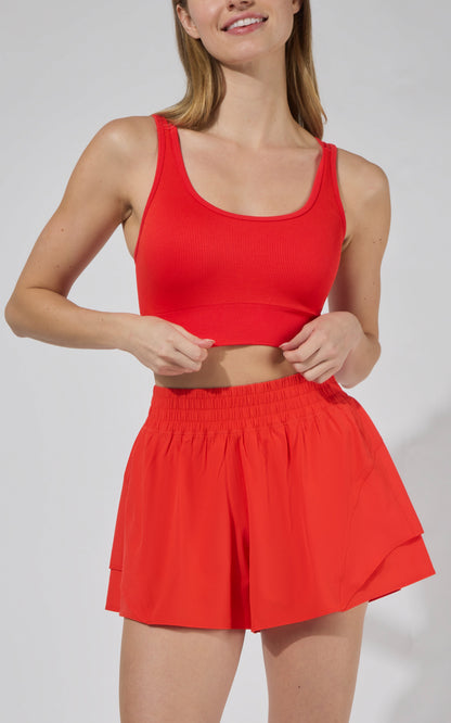 Seamless Rib Celise Bra & Short Set