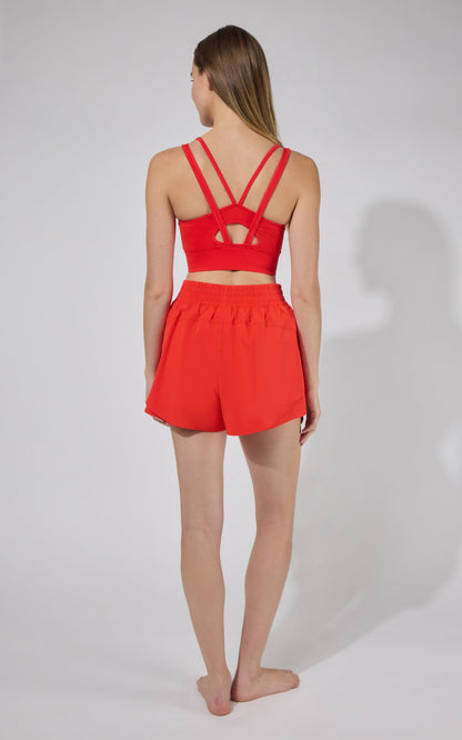 Seamless Rib Celise Bra & Short Set