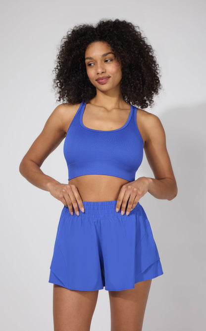 Seamless Rib Celise Bra & Short Set