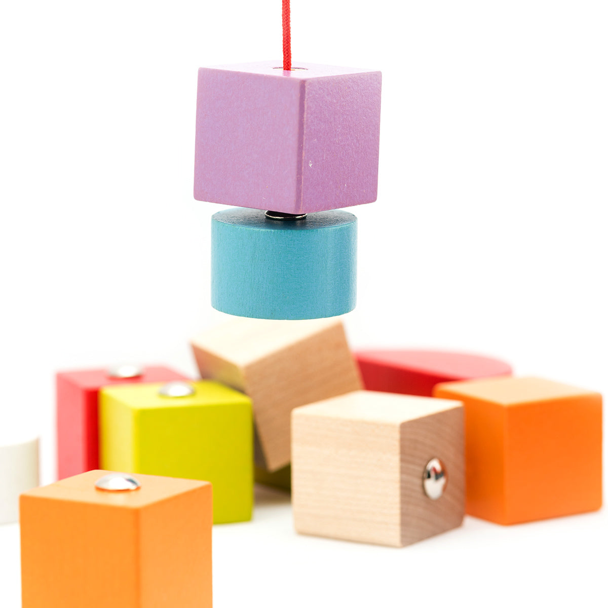 Wise Elk/Cubika Wooden toy - Crane Truck by Fainotoys
