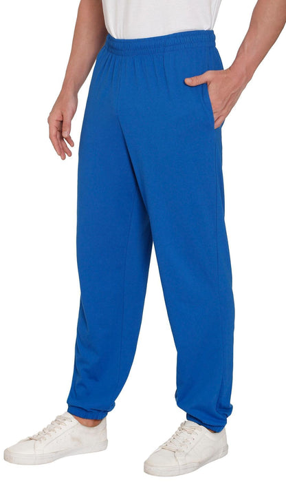 Mens Pull On Elastic Waist Knit Pants - Relaxed Dressing for Comfort