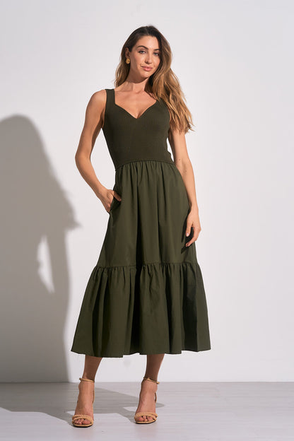Rhodes Dress Olive