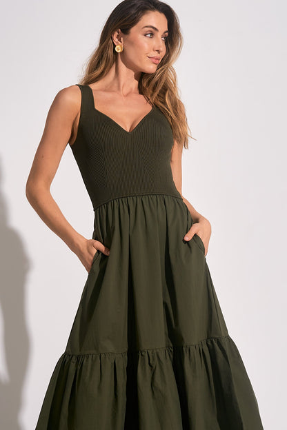 Rhodes Dress Olive