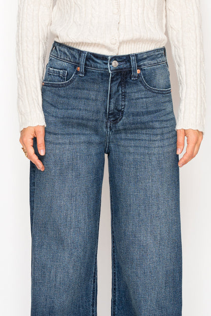 Tummy Control High Rise A-wide Jeans