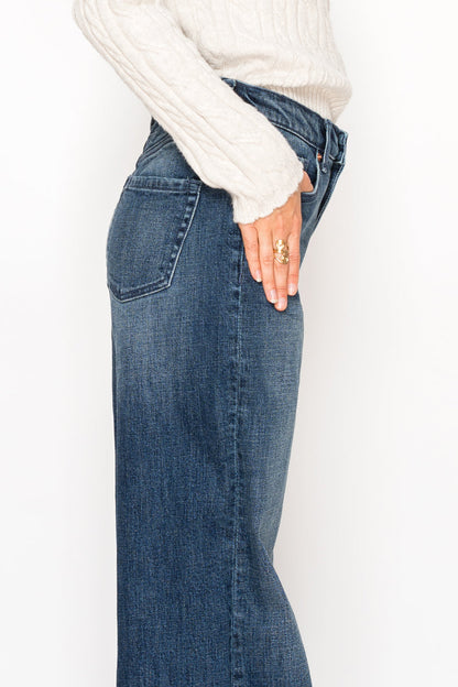 Tummy Control High Rise A-wide Jeans