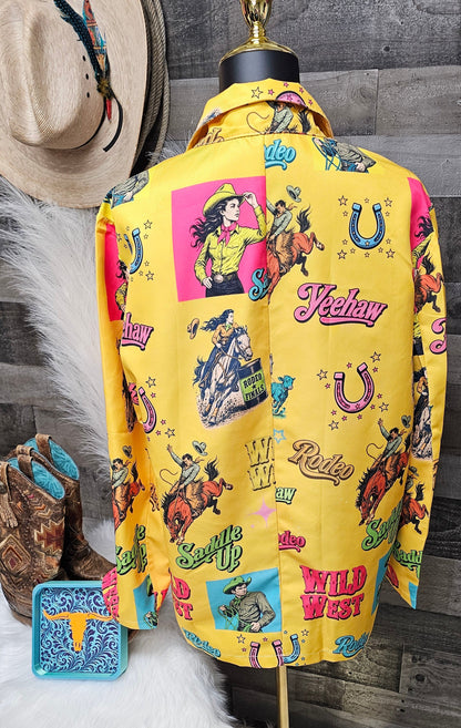 Baha Ranch The Last Roundup Blazer in Mustard