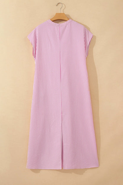 Gabrielle Short Sleeve Long Dress