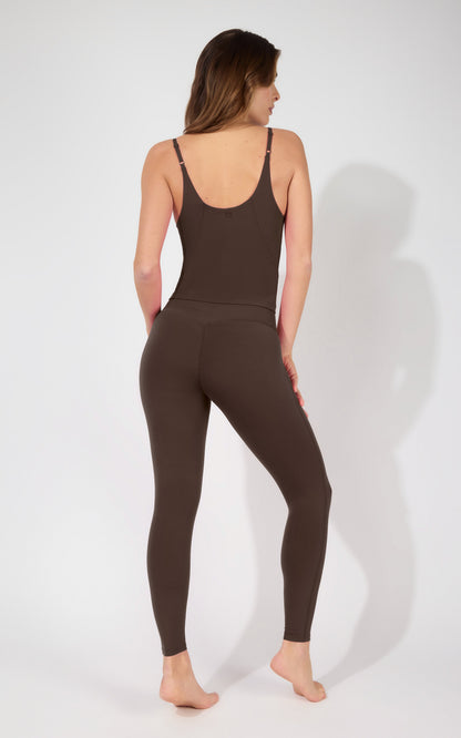Nux Veloria Bra Tank & Contour Ankle Tight Set Rose Violet
