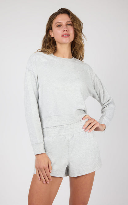 Plush Rib Avenlee Long Sleeve & New Flow Short Set