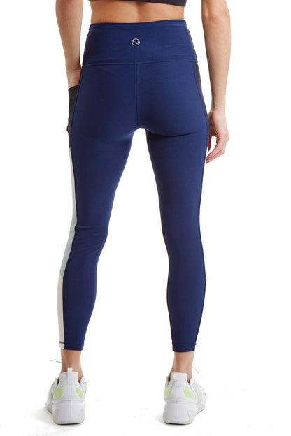 Women's Side Color Block Leggings 24" inseam by CoverGirl