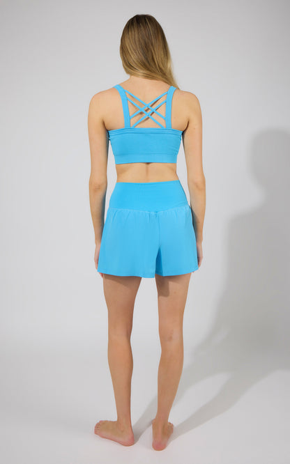 Strappy Back Bra Tank & Short Set