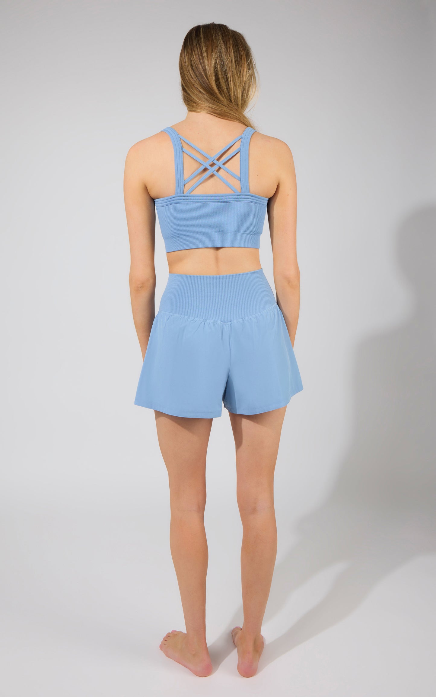 Strappy Back Bra Tank & Short Set