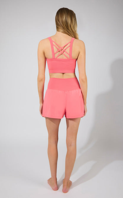 Strappy Back Bra Tank & Short Set