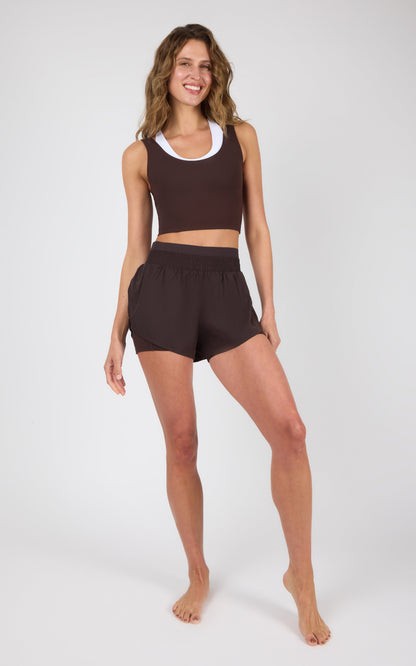 Lux Veda Tank & 2 in 1 Running Short Set