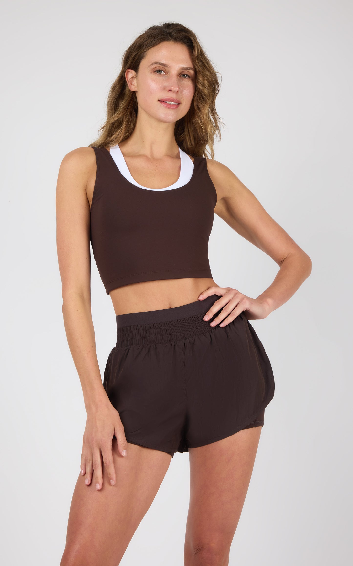 Lux Veda Tank & 2 in 1 Running Short Set